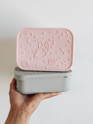 Ballerina Pink Stainless Steel & Silicone Lunchbox