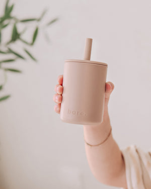 Latte Silicone Sippy Cup