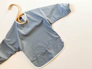 Slate Retro Smock Bib