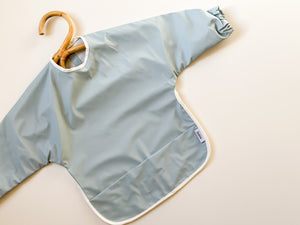 Powder Blue Retro Smock Bib