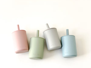 Grey Silicone Sippy Cup