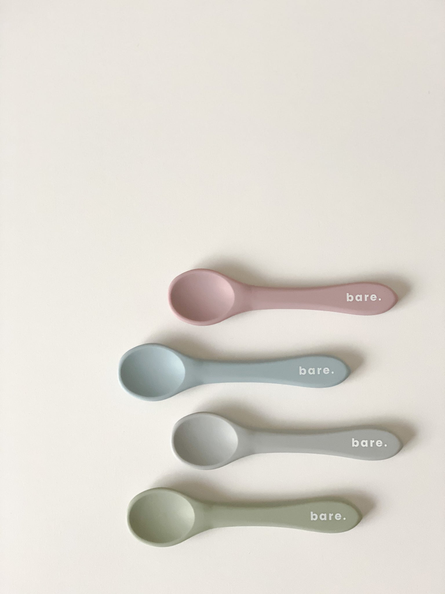 Dusty Pink Silicone Spoon