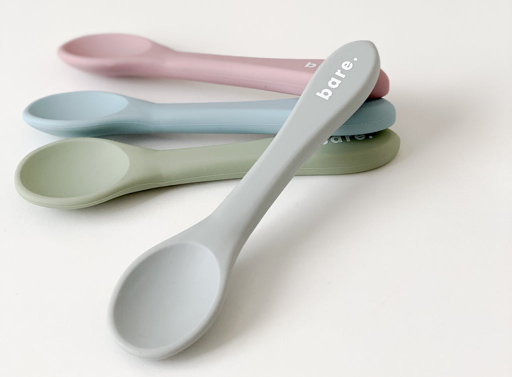 Grey Silicone Spoon