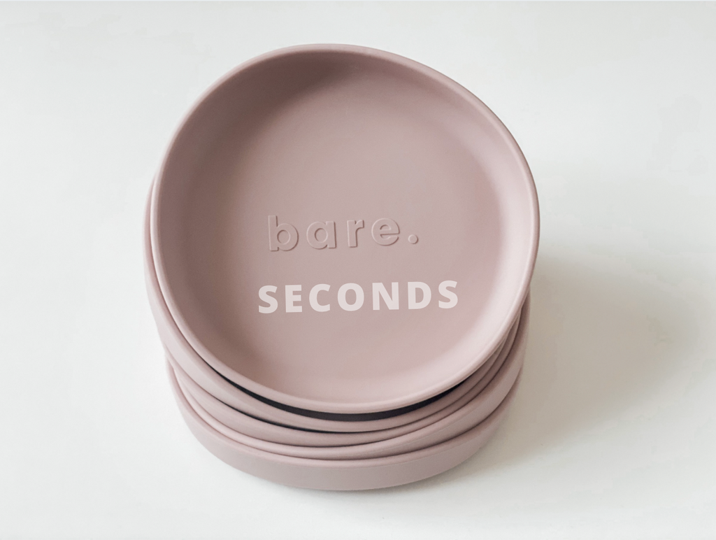 SECONDS Blush Irregular Suction Plate