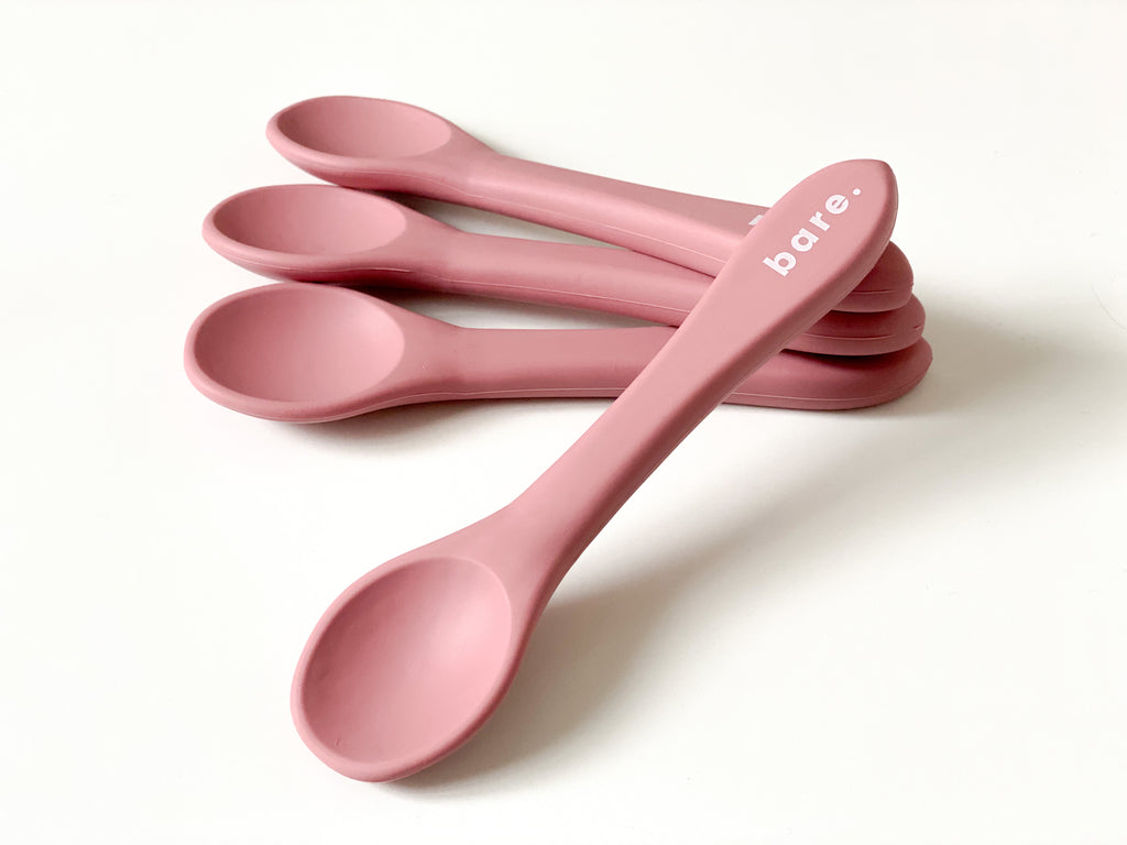 Dusty Rose Silicone Spoon