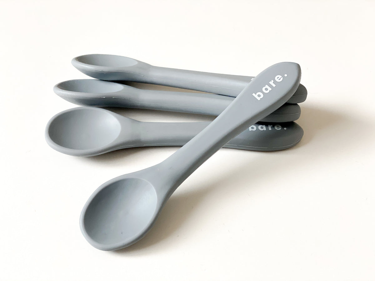 Slate Silicone Spoon – bare the label